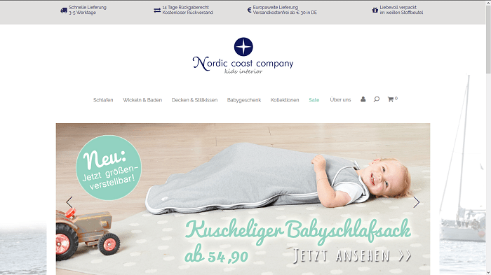 Baby Ausstattung online kaufen Shop Geschenk nordiccoastcompany
